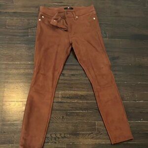 7 For All Mankind Brown Skinny Pants
